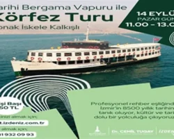 Bergama Vapuru ile İzmir Körfezi’nde Tarihe Yolculuk
