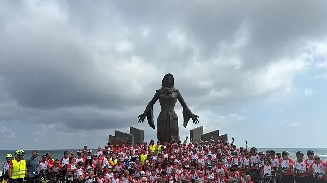 Bu festivalde pedallar Gazze için çevrildi