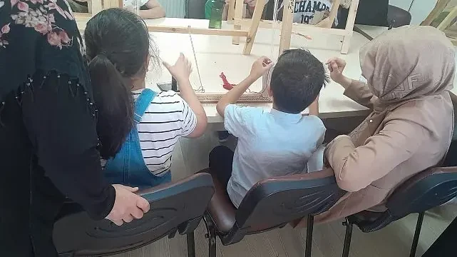 Çocukları Halı Dokuma Atölyesi’nde Ağırladık