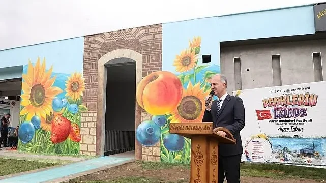 İnegöl, Uluslararası Duvar Resimleri Festivali İle Sanatla Buluştu