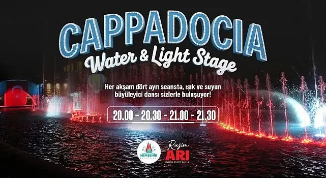 Nevşehir Belediyesi Gösteri Havuzu 4 Seans Sizi Bekliyor