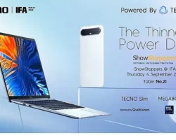 TECNO, IFA ShowStoppers 2025’te TECNO Slim Akıllı Telefonlarını ve Yapay Zeka Destekli Dizüstü Bilgisayarlarını Tanıtacak