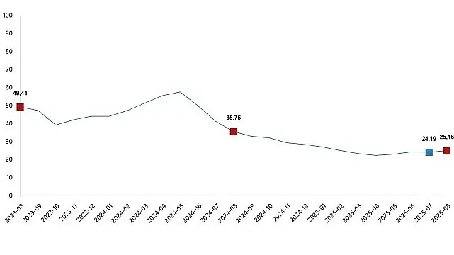 Yurt İçi Üretici Fiyat Endeksi, Ağustos 2025
