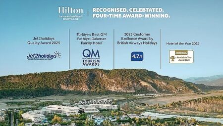 Mükemmellikle Tanınan, Tutarlılıkla Tanımlanan Bir Başarı Hikayesi: Hilton Dalaman Sarıgerme Resort & Golf’e Uluslararası Ödül Yağdı