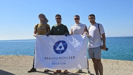Akkuyu NGS Çalışanları, Santralin İnşa Edildiği Bölgede Çevre Temizliği Etkinliği Düzenledi
