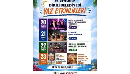 Dikili’de yaz etkinlikleri coşkusu başlıyor!