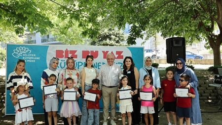 Nilüferli çocuklar okula kütüphanelerde hazırlandı