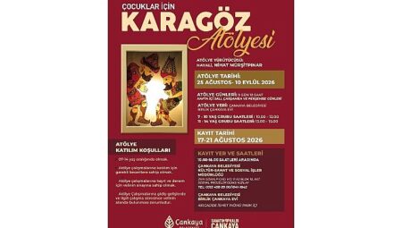 Çankaya’da Çocuklar İçin Karagöz Atölyesi Başlıyor