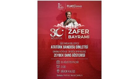 Seferihisar’da 30 Ağustos Zafer Bayramı coşkuyla kutlanacak