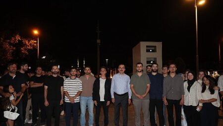 Taş Bina’da “Konya Bisiklet Festivali” Temalı Video Mapping ve Drone Gösterisi Yapıldı
